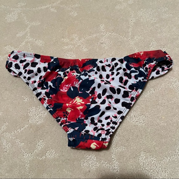 F21 Animal Floral Print Two-Piece Bikini Set - Picture 5 of 5